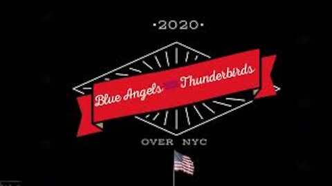 Blue Angels/Thunderbird's N.Y.C Flyover 🗽