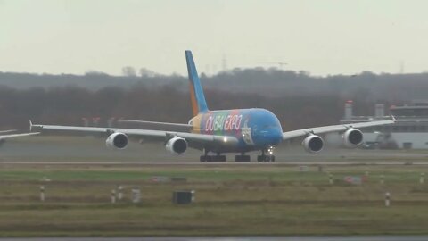 9 # 60-minute A380 take-off and landing process