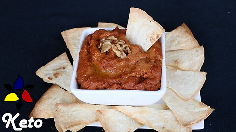 Muhammara (Red Pepper and Walnut Spread) – low carb/keto, gluten free