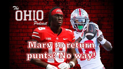 Ohio State's Marvin Harrison is going to return punts? No way!