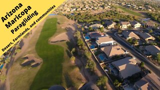 Arizona Maricopa Flying between Desert, Farmlands and housing communities #3
