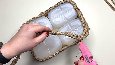DIY 2 wicker basket ideas made from baking paper | Home decor