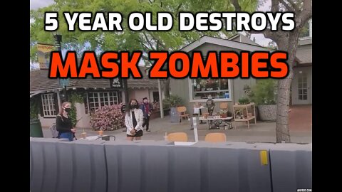 5 Year Old Destroys Mask Zombies
