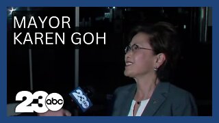 Bakersfield Mayor Karen Goh drops by 23ABC's Senior Food Drive