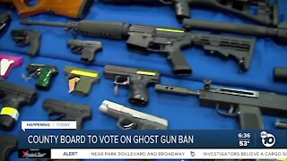 County Supervisors to vote on 'ghost gun' ban