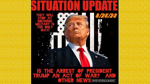 SITUATION UPDATE 8/25/23 - Trump Arrest An Act Of War? Global Ebs, Corrupt Cia, Gcr/Judy Byington