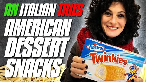 Italian Tries Twinkies for the First Time | Italian vs. American Sweets