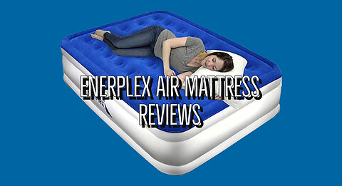 EnerPlex Air Mattress with Built-in Pump - Double Height Inflatable Mattress for Camping, Home...