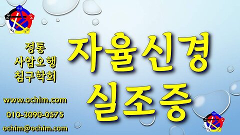 자율신경실조증 치료 방법 - 사암침, 사암침법, 정통사암침 - 비과학적 양의학 215