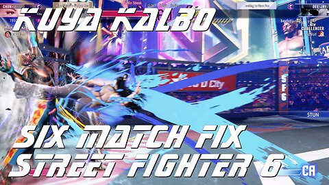 Kuya Kalbo Six Match Fix with Chun Li on Street Fighter 6 as Puyat 04-08-2024
