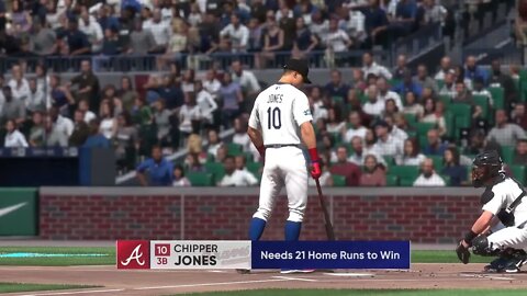 MLB The Show 22 Chipper Jones Homerun Derby