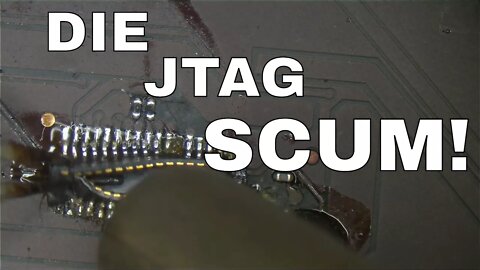 My favorite motherboard repair: removing the JTAG connector :)