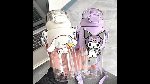 600ML Sanrio Cinnamoroll Plastic Sippy Cup