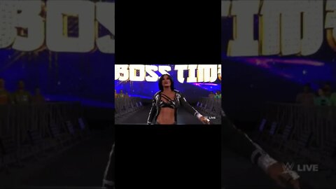 WWE 2k22 Sasha Banks Entrance #shorts