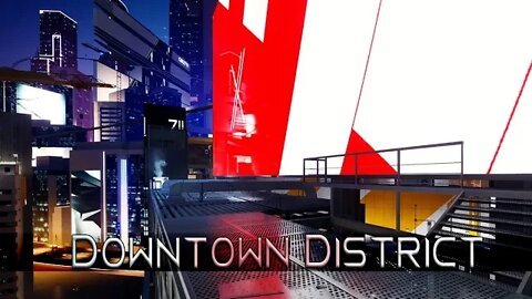 Mirror's Edge Catalyst - Downtown District [Exploration Theme - Night, Act 2] (1 Hour of Music)