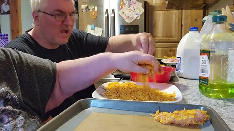 What's for dinner? Dorito chicken tenders and homemade French fries