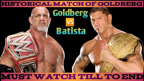 Goldberg vs Batista RAW nov 2003