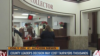 Clay County leaderâs decision may cost taxpayers thousands