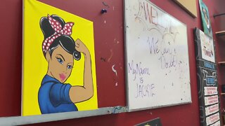 Ferndale studio owner commemorates Women's History Month with women-themed paintings