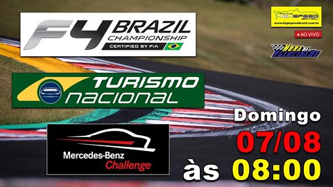 TURISMO NACIONAL + MERCEDES-BENZ CHALLENGE + FÓRMULA 4 BRAZILIAN | Interlagos (SP) | Ao Vivo