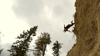 High-flying Parkour stunts in slow motion
