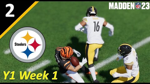 Maybe I Overestimated This Team l Madden 23 Pittsburgh Steelers Franchise Ep. 2