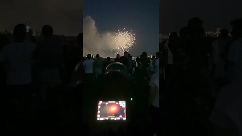 Fireworks in Edogawa Tokyo Japan. / 江戸川花火2023 縦