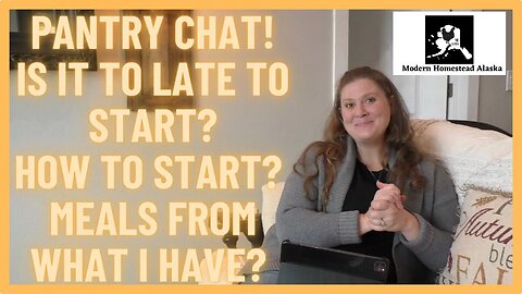 Pantry chat! How to start a pantry, Meal Planning advice, What should I buy first? #pantry