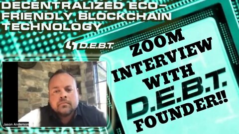Exclusive Interview & Ecosystem Overview with DEBT Box Founder, Jason Anderson - HUGE OPPORTUNITY!!