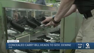 Concealed carry bill heads to DeWine's desk