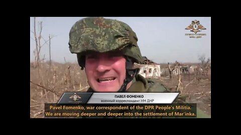DPR People's Militia breaks though the Ukrainian fortifications in Mar'inka. Part 4