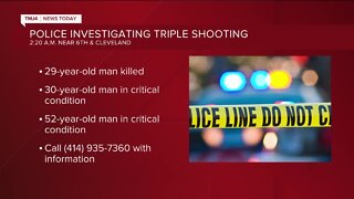 Triple shooting leaves one dead, two injured in Milwaukee
