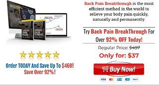 Back Pain Relief - Natural Treatment for Back Pain
