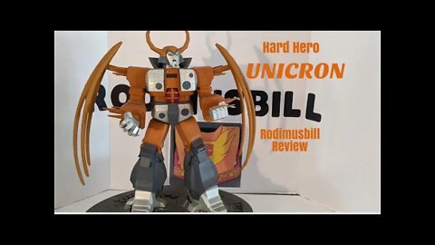 Hard Hero UNICRON Cold Cast Porcelain Statue Exclsuively for 3H Enterprises - Rodimusbill Review