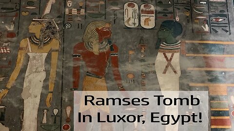 Isis, Osiris, Horus In The Ramses Tombs in Luxor, Egypt (2023) (Clip) #egypt #luxor