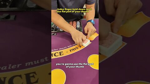 Alex show you how to spread cards #casinotips #poker