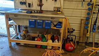Mounting Kobalt Chargers to the Truck Toolbox Workbench