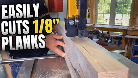 How to Saw Planks Thinner With a Band Saw