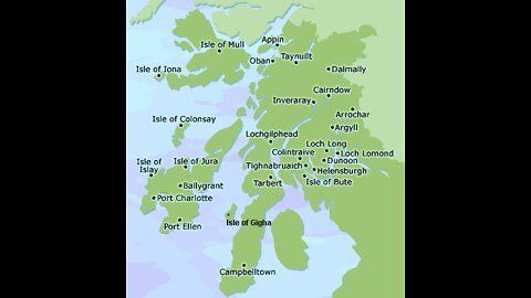 Scots from Argyllshire to America and where they settled 1725-1775