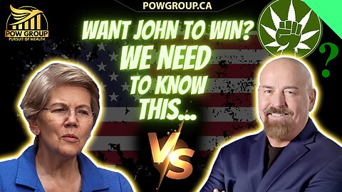 🚨 Want John Deaton To Win VS Senator Warren? 🚨 We Need To Know Where He Stands On MJ...