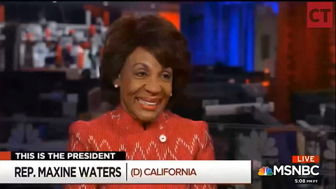 Maxine Waters Statement On Comey So Insane Even Msnbc Calls Her Out