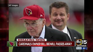 AZ Cardinals Bill Bidwill passes away at age 88
