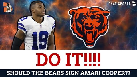 Amari Cooper To Chicago Bears? Bears Rumors On Signing Cooper In NFL Free Agency IF Cowboys Cut Him