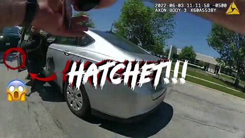 Bodycam Shows Naperville Police Officer Shooting Hatchet Man