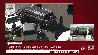 Suspect in custody after police pursuit in Phoenix