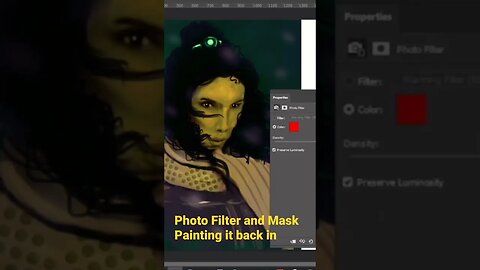 Painting back the Photo Filter - #photoshoppainting #digitalart #drawing #painting