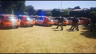 SOUTH AFRICA - Johannesburg - JMPD receives 40 new special patrol vehicles (Video) (LdW)