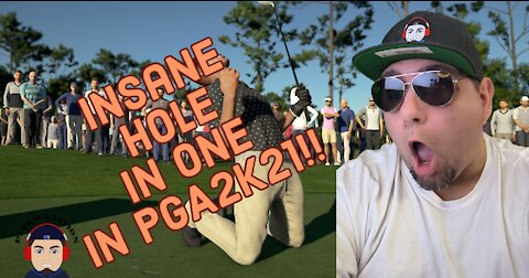 PGA Tour 2K21 Unbelievable Hole in One!!