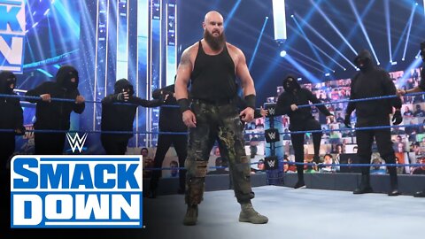 RETRIBUTION swarms Braun Strowman in WWE ThunderDome SmackDown August 21 2020