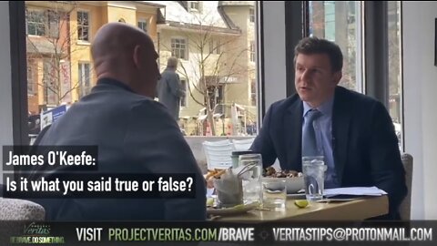 James O'Keefe Confronts NYT Reporter Rosenberg About Admission of His Lies Regarding Jan6..